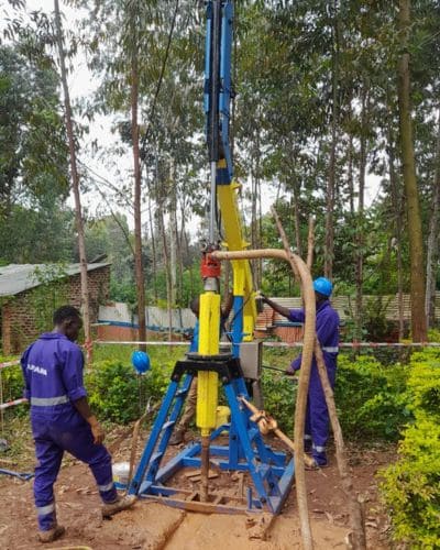 Drilling project in Kenya