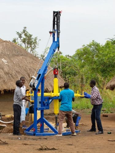 Village Drill in a village